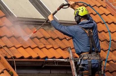 Démoussage et hydrofuge de toiture à Sainte-Segrée